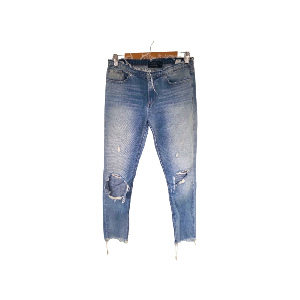 Lucky Brand Charlie Distressed  Skinny Jeans Sz 2/ 26W
